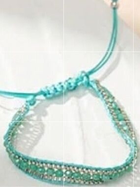 Boho Macrame Bracelet Hancrafted L 6.3" Wt 5gm Adjustable tie NEW